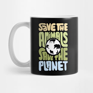 Save The Animals Save The Planet Mug